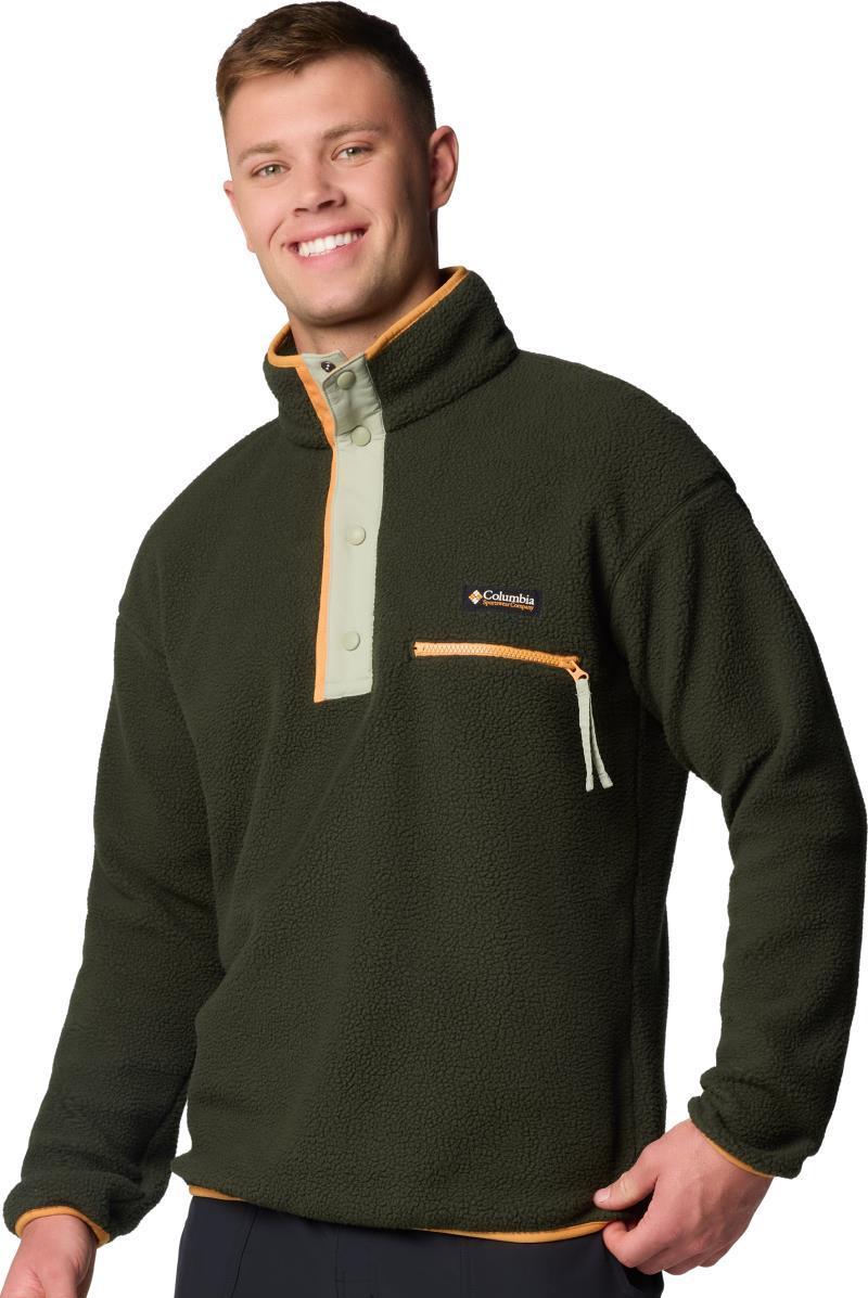 Helvetia II Half Snap Fleece - Mens - greenscape 1