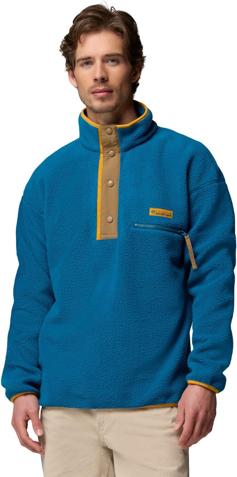 Helvetia II Half Snap Fleece - Mens - phoenix blue 1