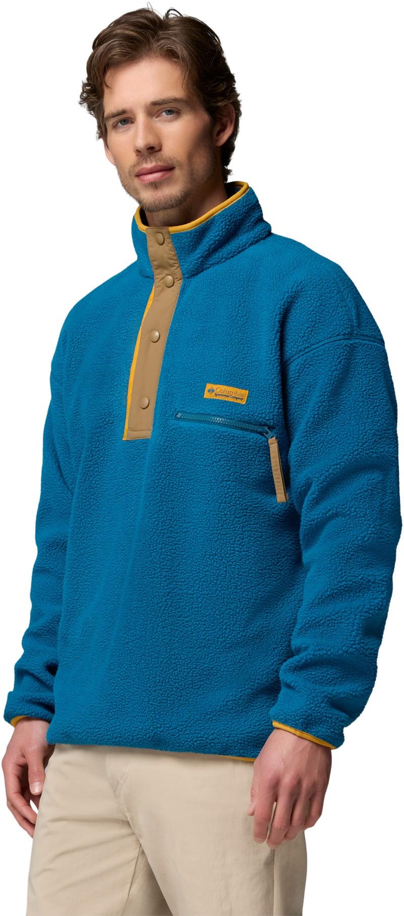 Helvetia II Half Snap Fleece - Mens - phoenix blue 1