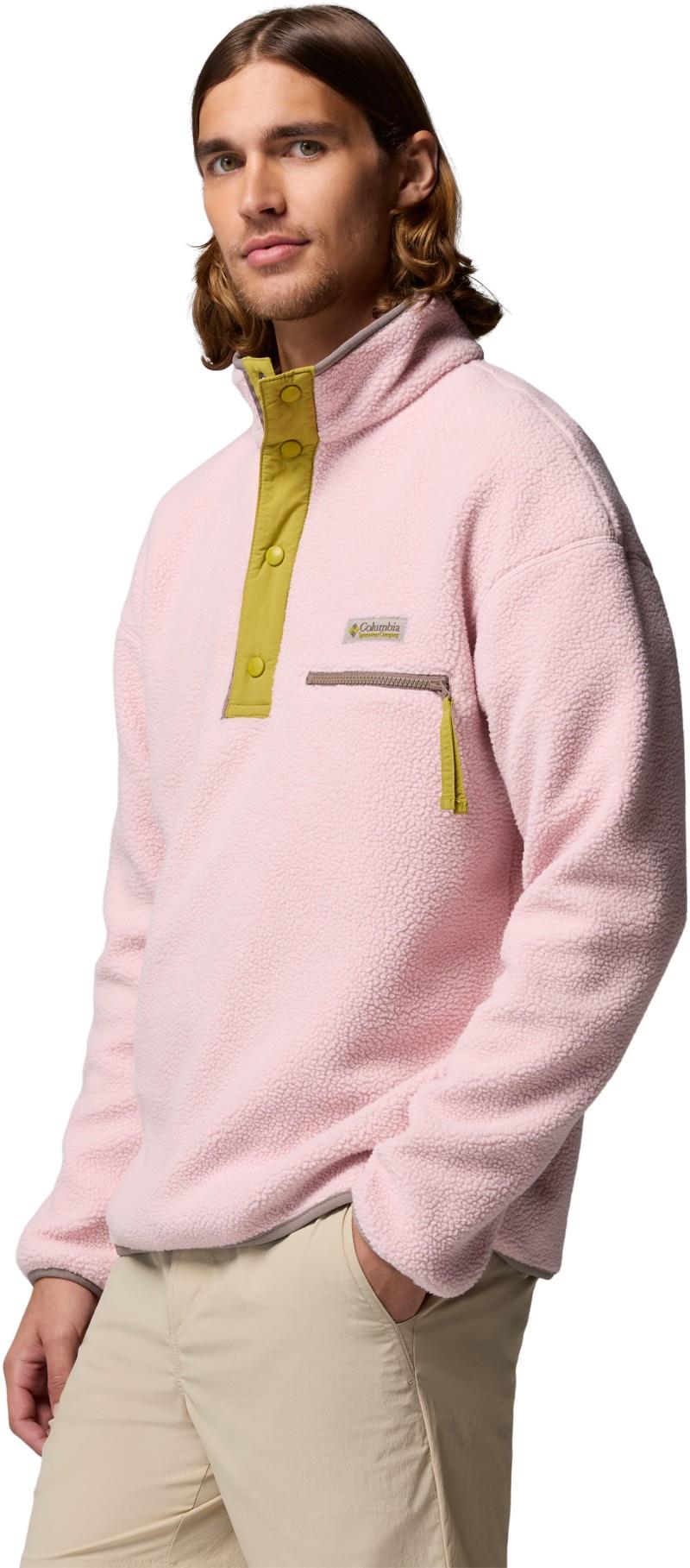 Helvetia II Half Snap Fleece - Mens - pink agate 1