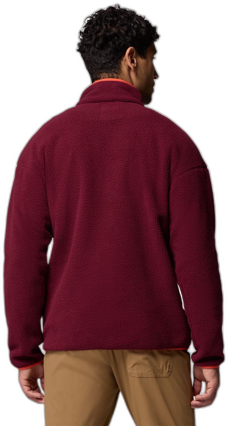 Helvetia II Half Snap Fleece - Mens - rich wine 1