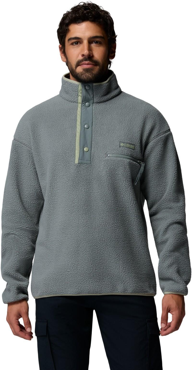 Helvetia II Half Snap Fleece - Mens - sedona sage 1