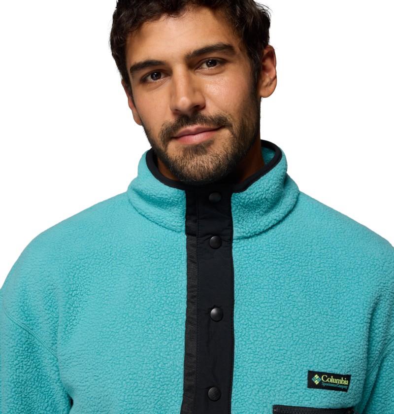 Helvetia II Half Snap Fleece - Mens - teal 1