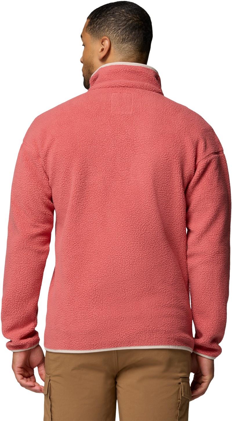 Helvetia II Half Snap Fleece - Mens - washed red 1