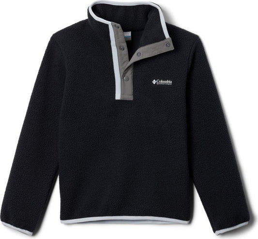 Helvetia II Half Snap Fleece - Youth - Black / City Grey 1