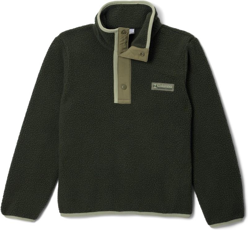 Helvetia II Half Snap Fleece - Youth - greenscape / stone green 1