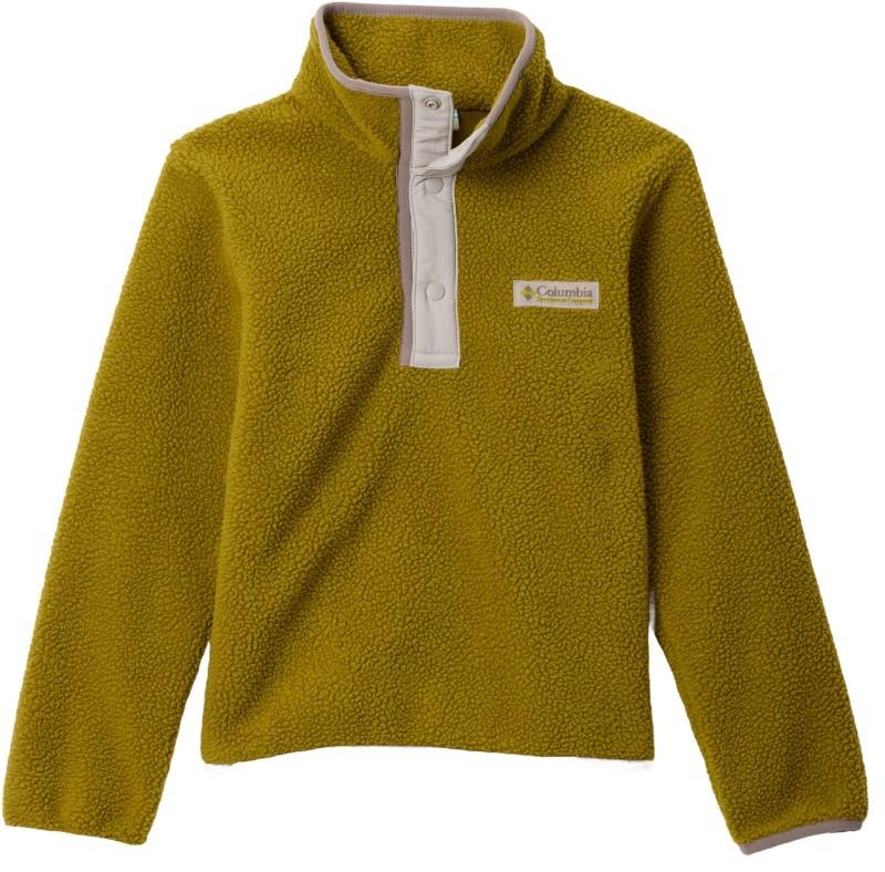 Helvetia II Half Snap Fleece - Youth - mossy green / flint grey 1