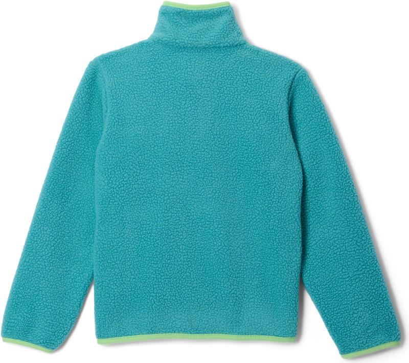Helvetia II Half Snap Fleece - Youth - teal / black 1