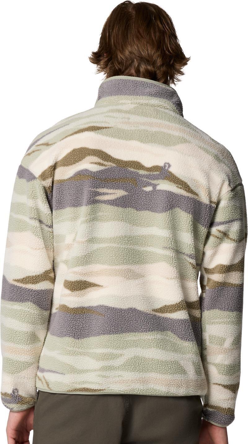 Helvetia II Printed Half Snap Fleece - Mens - safari rouge valley 1