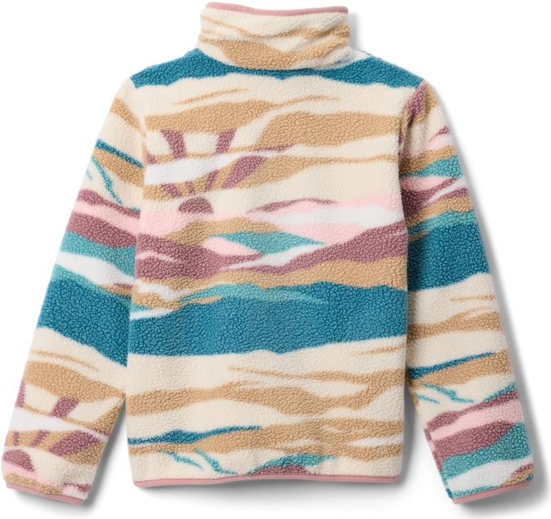 Helvetia II Printed Half Snap Fleece - Youth - river blue rogue valley 1