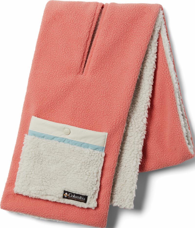 Helvetia Sherpa Scarf - Faded Peach / Dark Stone 2