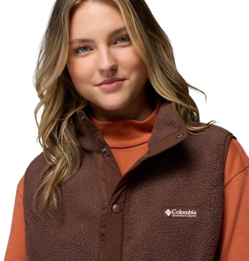 Helvetia Vest - Womens - tobacco 1