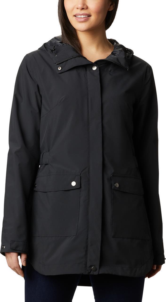 Here And There Trench Jacket - Womens - Black 1