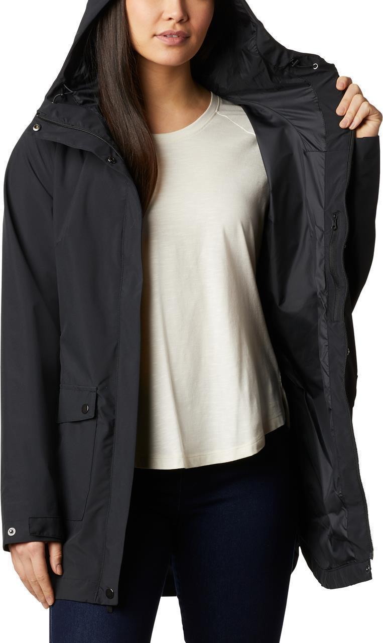 Here And There Trench Jacket - Womens - Black 2