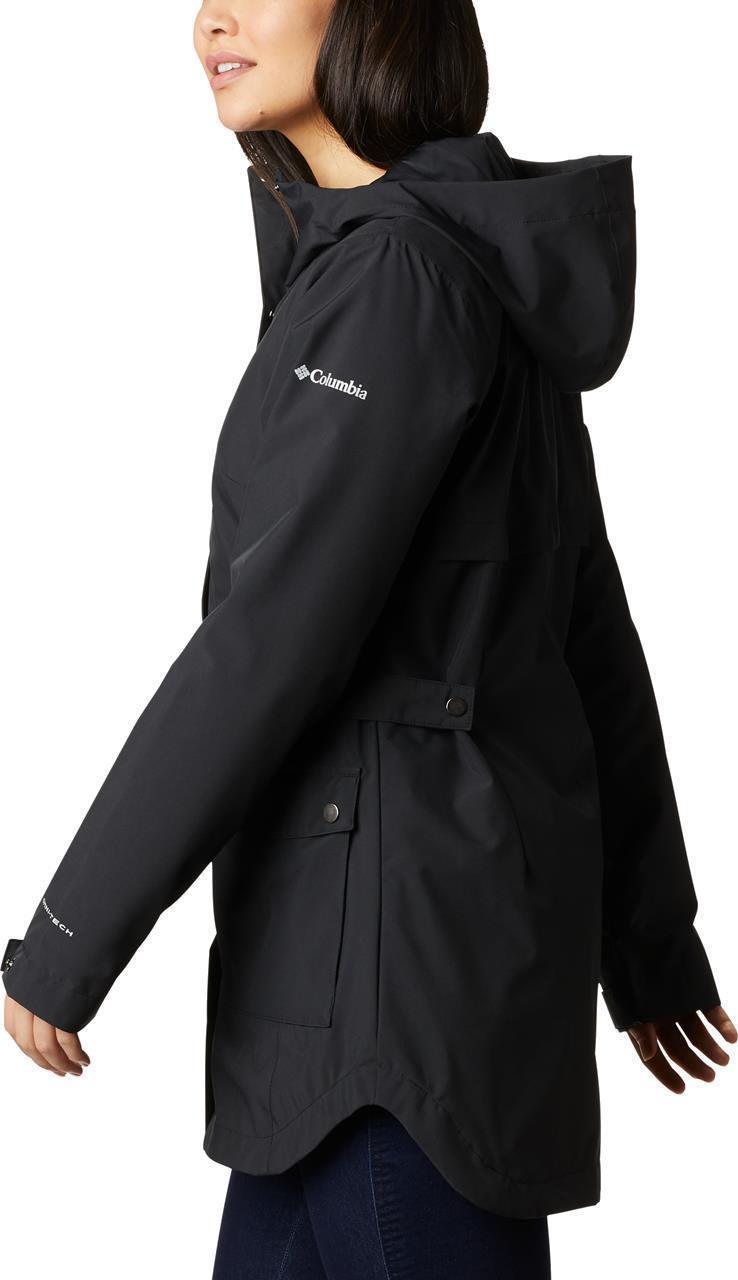 Here And There Trench Jacket - Womens - Black 3
