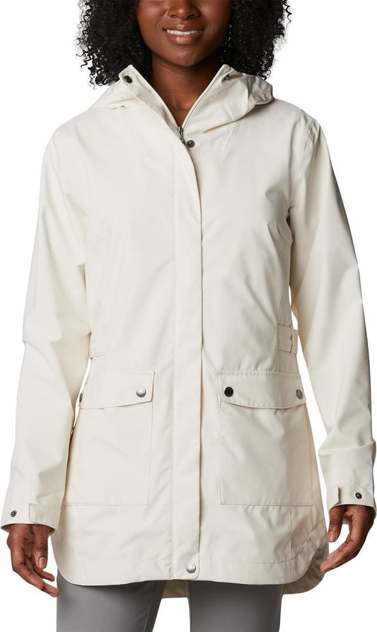 Here And There Trench Jacket - Womens - Chalk 1