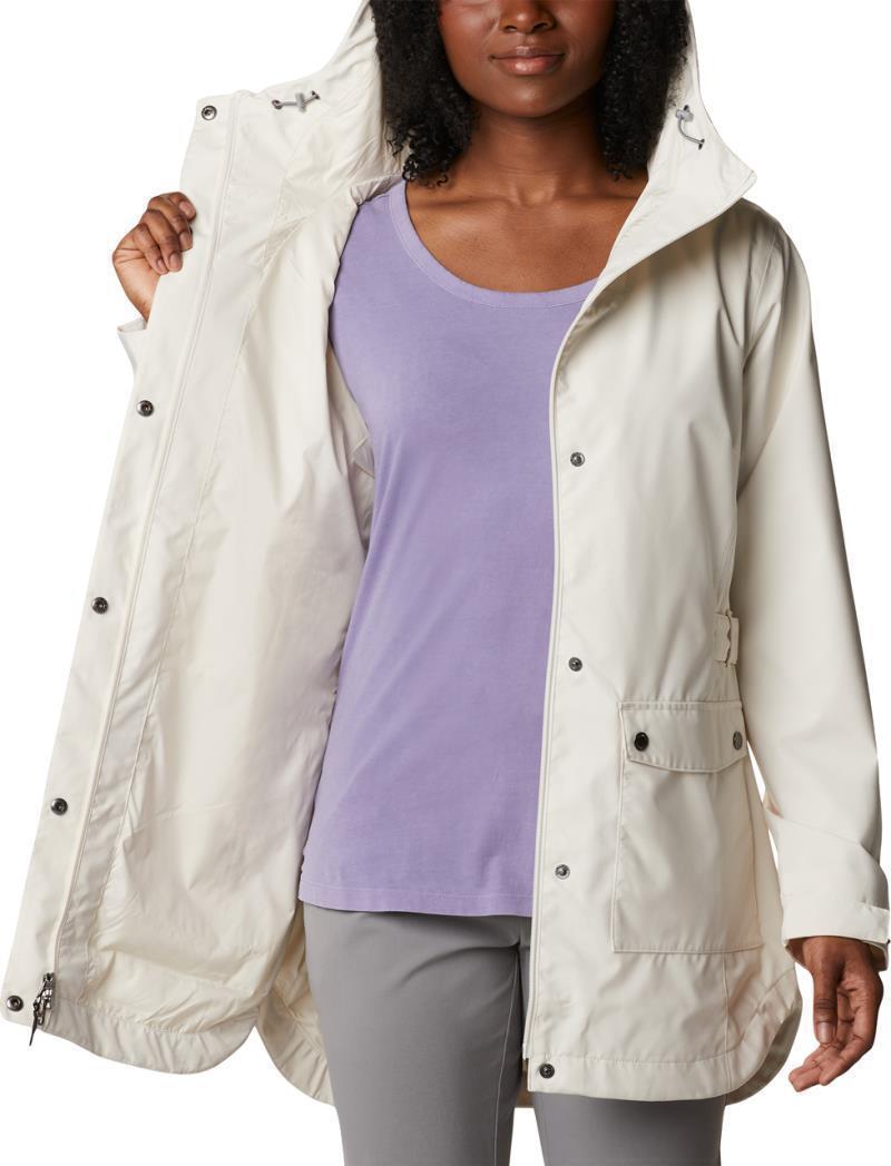 Here And There Trench Jacket - Womens - Chalk 5