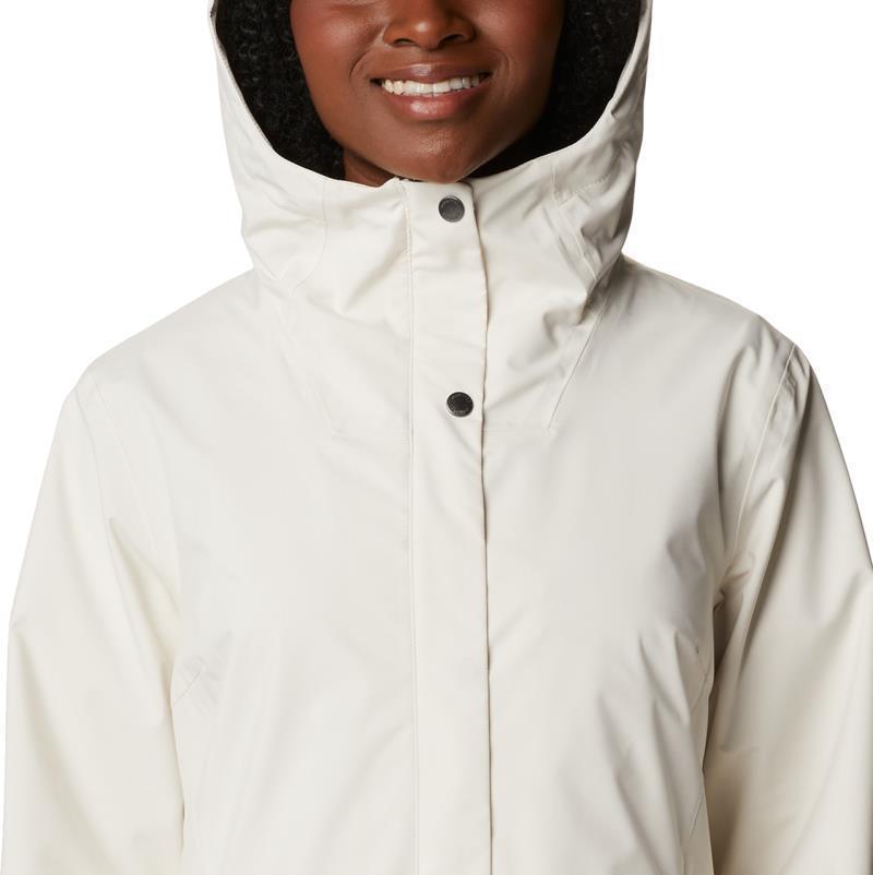 Here And There Trench Jacket - Womens - Chalk 6