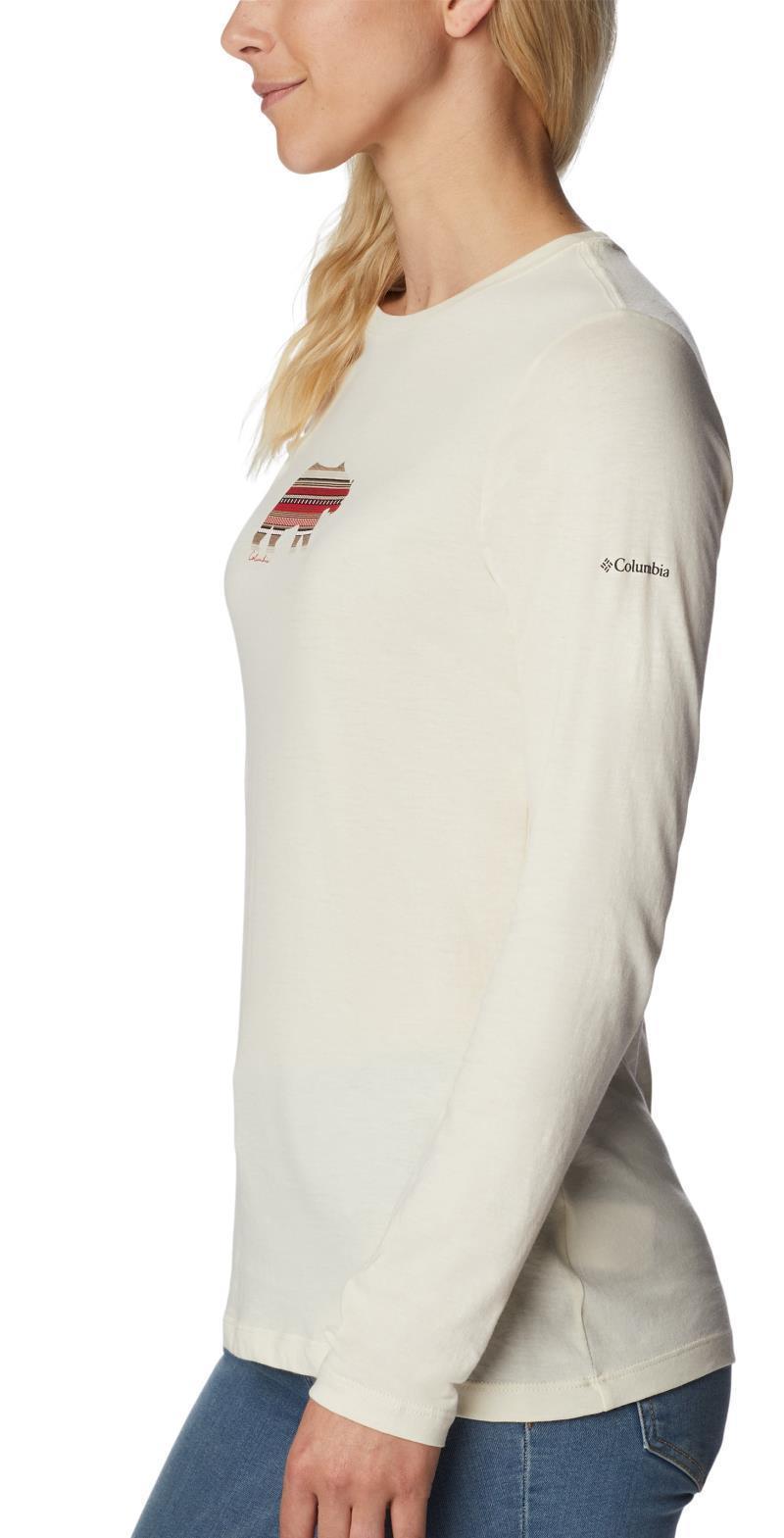 Hidden Haven LS Tee - Womens - Chalk / Bearly Print 2