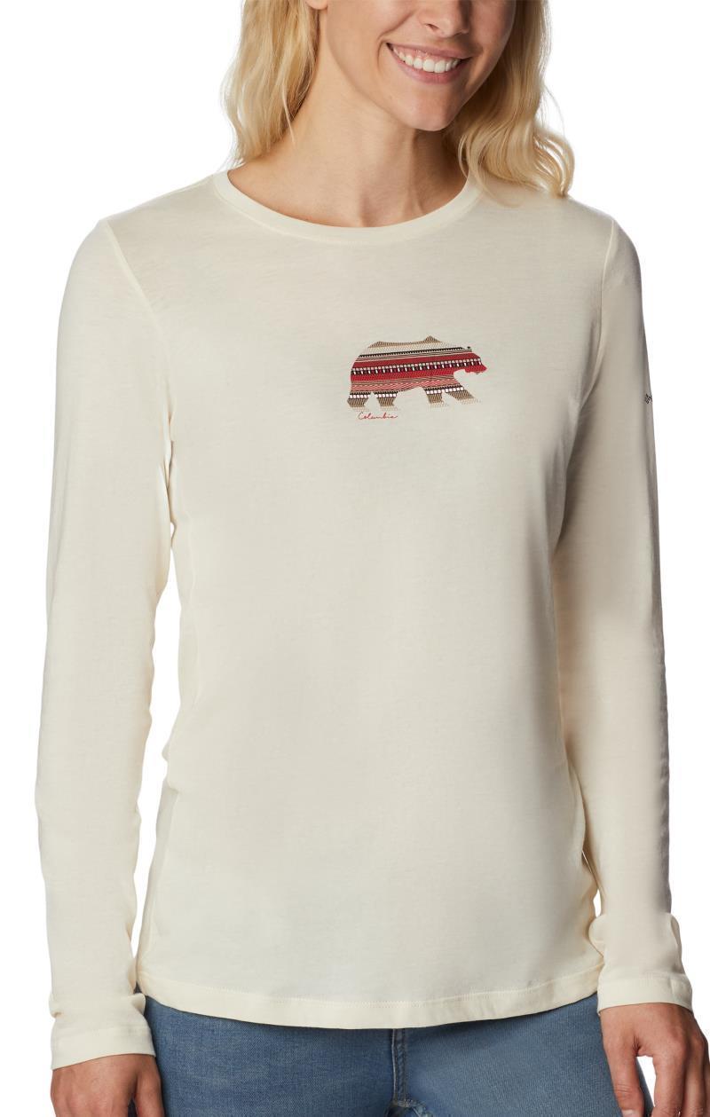 Hidden Haven LS Tee - Womens - Chalk / Bearly Print 3