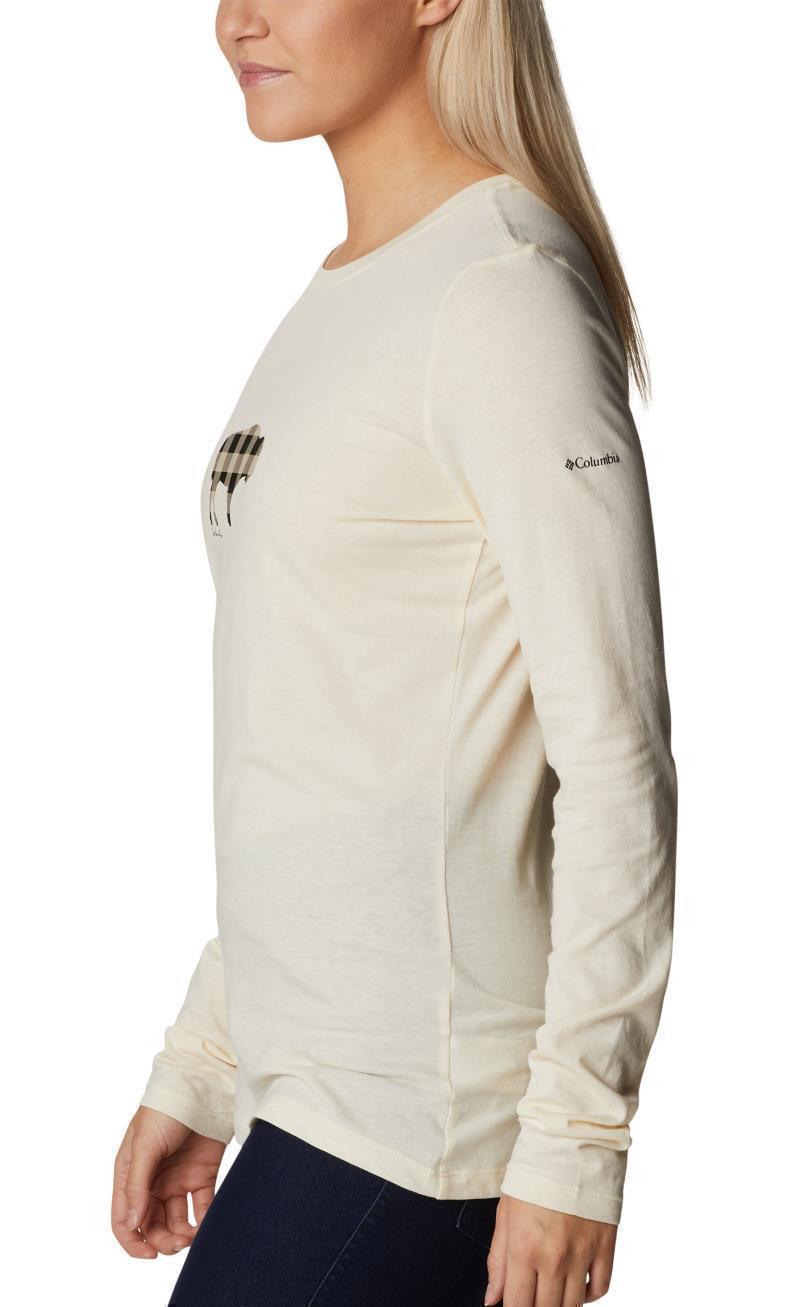 Hidden Haven LS Tee - Womens - Chalk / Range Roam Print 2