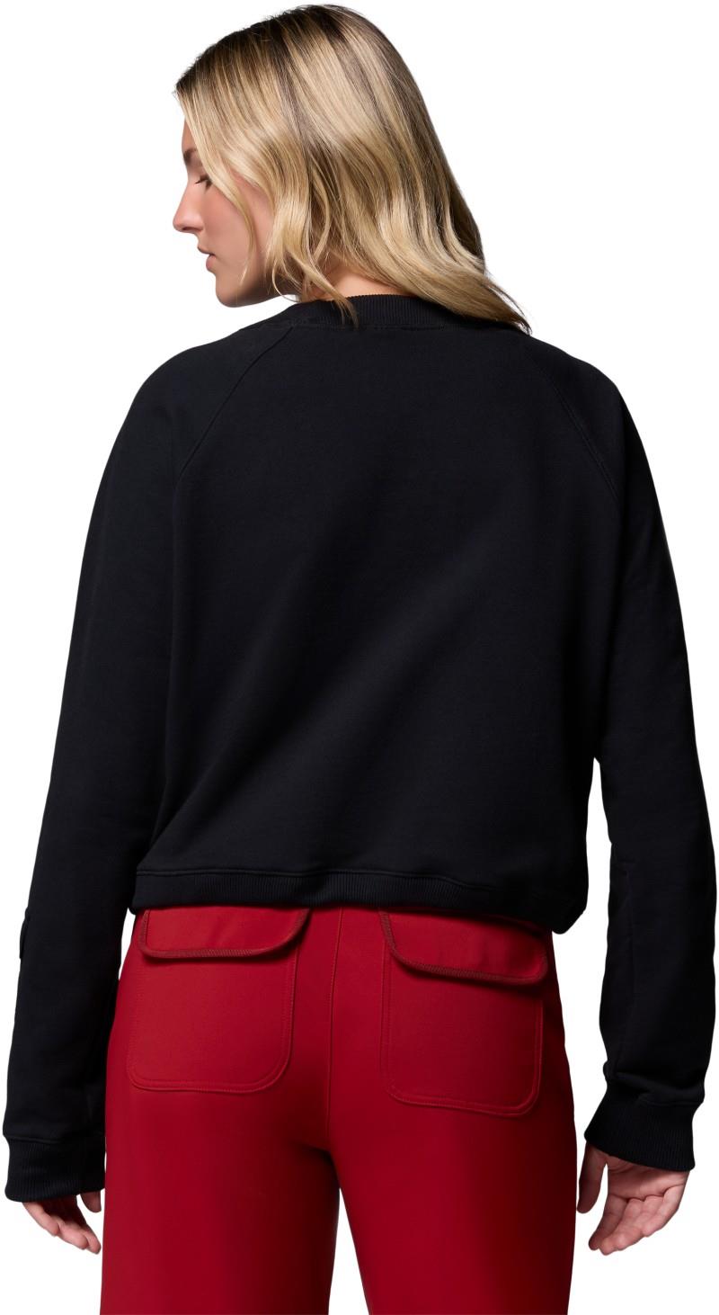 High Cascades Crop French Terry LS - Womens - black 1