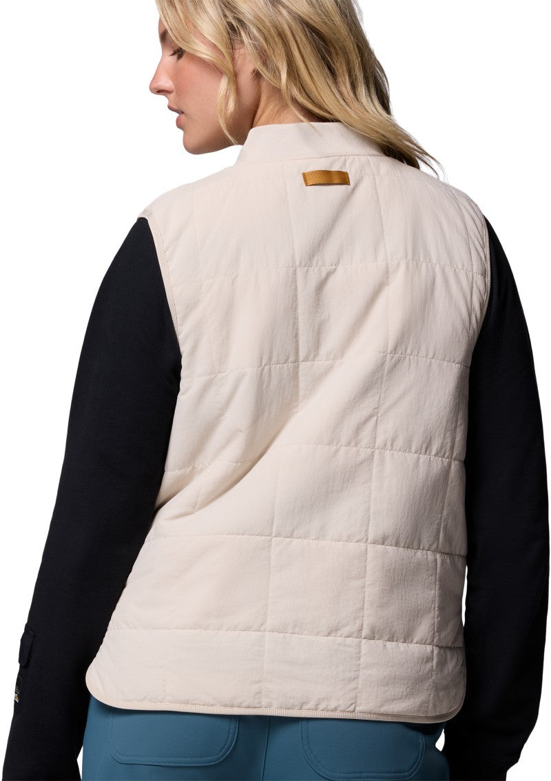 High Cascades Reversible Vest - Womens - dark stone / dark stone tims buff plaid 1