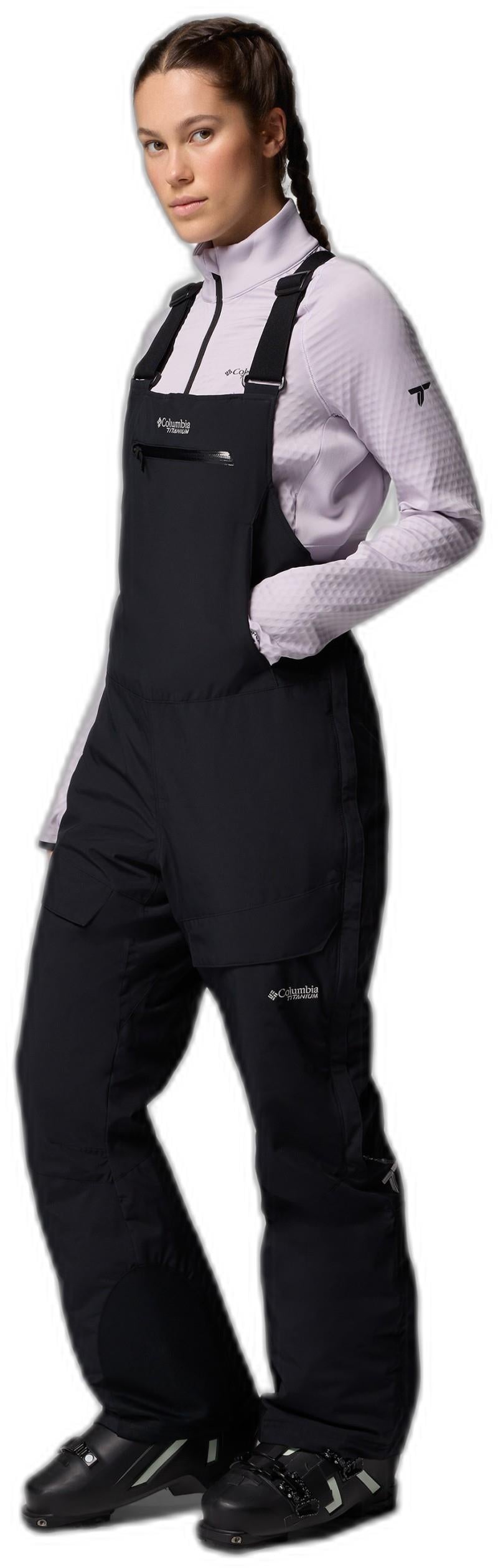 Highland Summit II Insulated BIbs, Reg - Womens - black 1