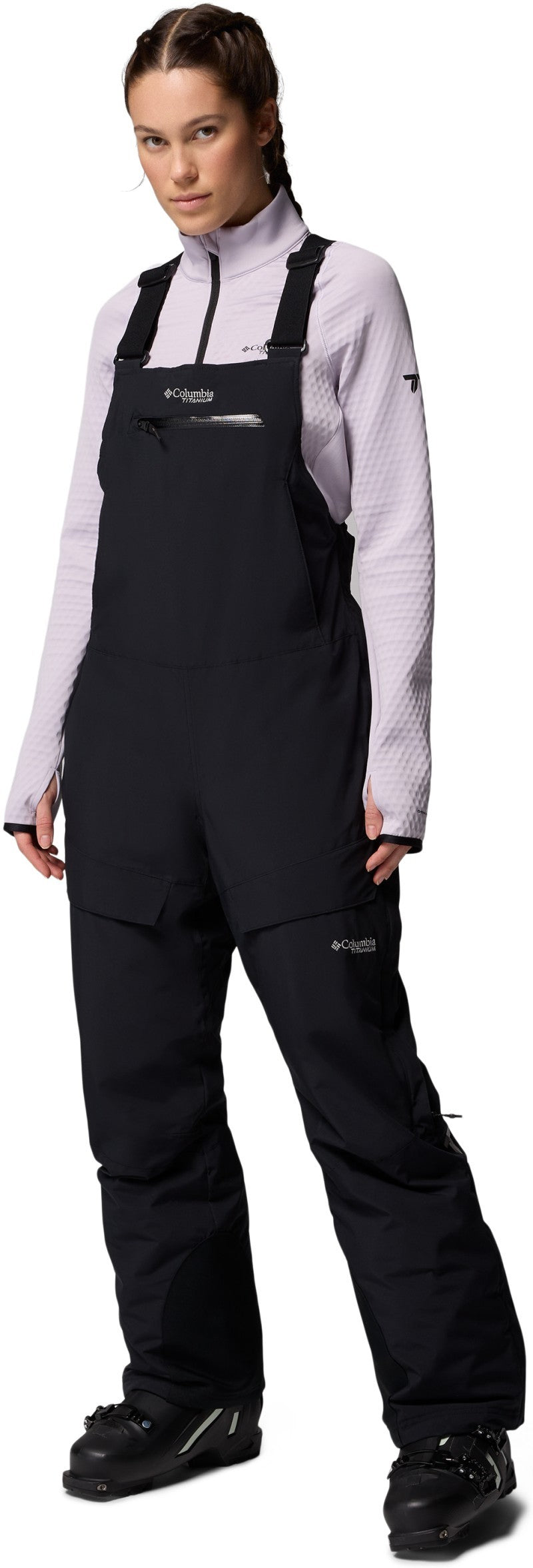 Highland Summit II Insulated BIbs, Short, Extended - Womens - black 1