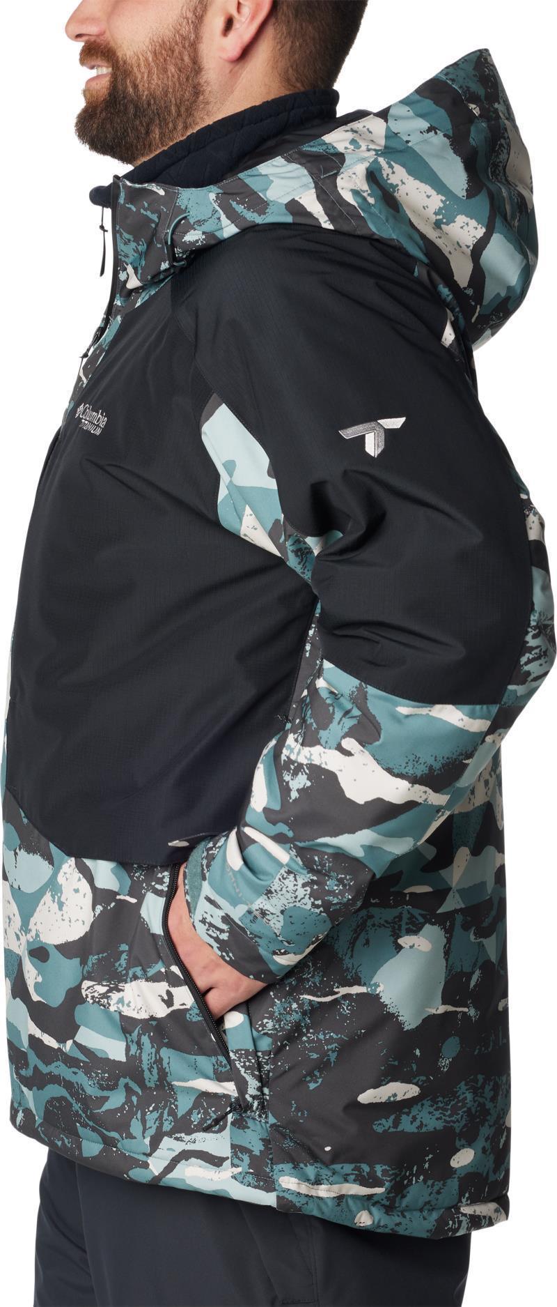 Highland Summit Jacket - Big - Mens - metal geoglacial print / black 1