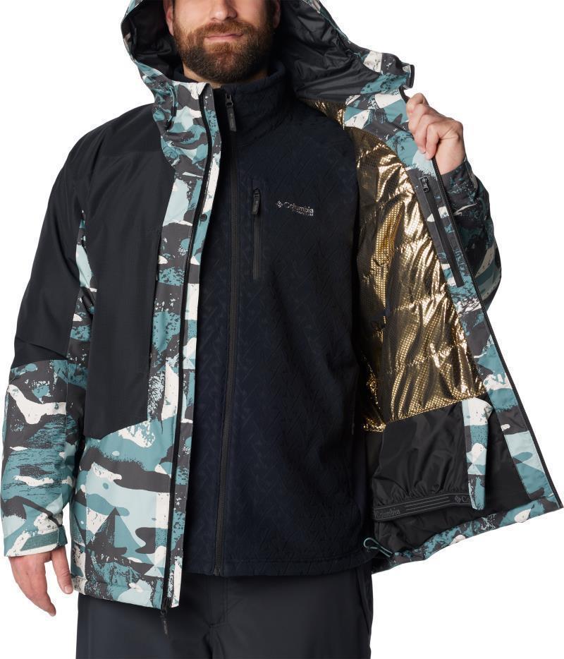 Highland Summit Jacket - Big - Mens - metal geoglacial print / black 1