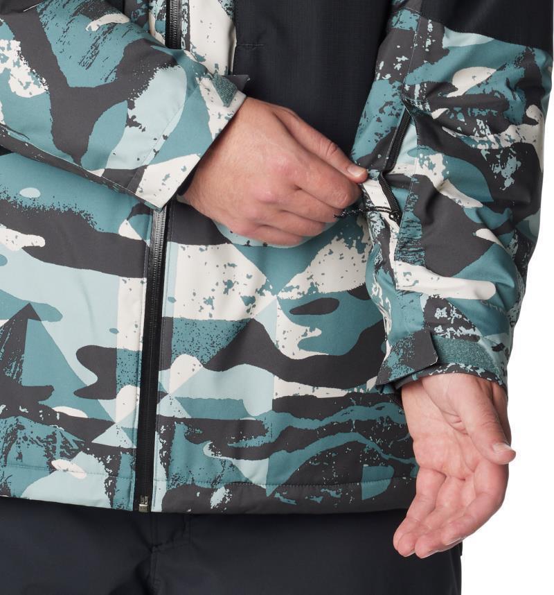 Highland Summit Jacket - Big - Mens - metal geoglacial print / black 1