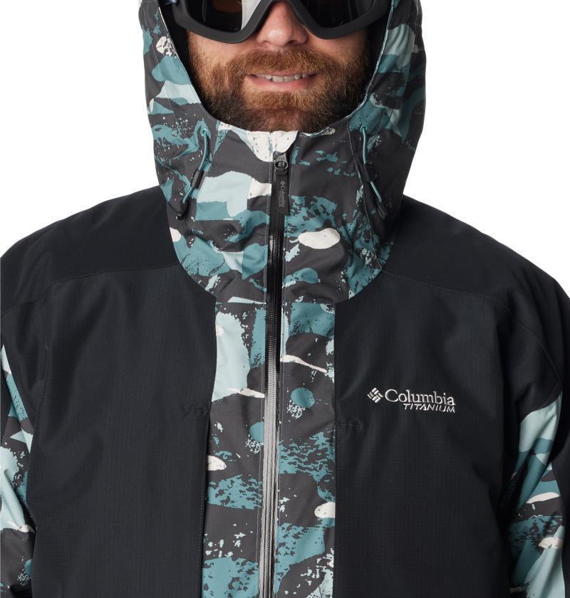 Highland Summit Jacket - Big - Mens - metal geoglacial print / black 1
