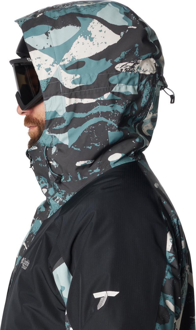 Highland Summit Jacket - Big - Mens - metal geoglacial print / black 1