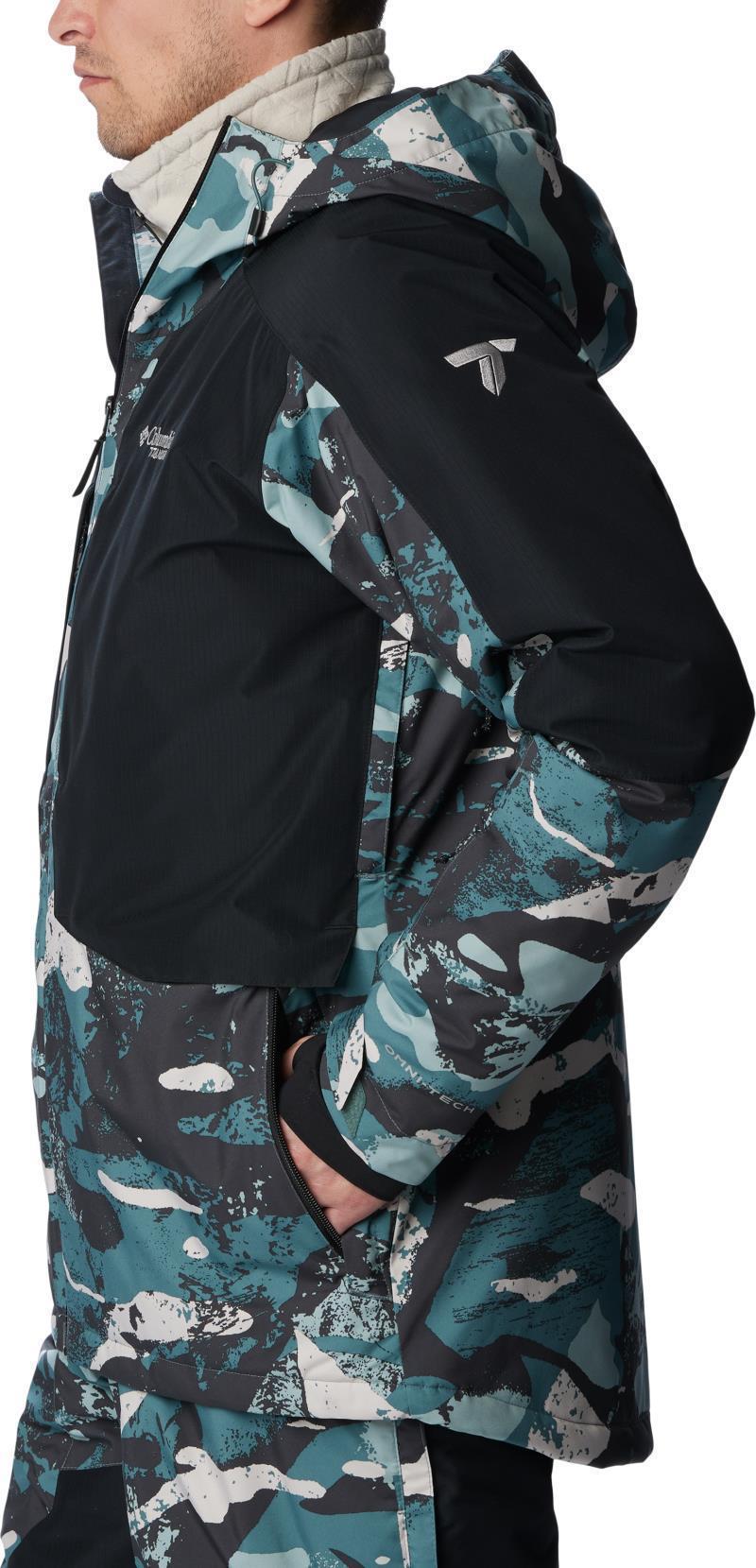 Highland Summit Jacket - Tall - Mens - metal geoglacial print / black 1
