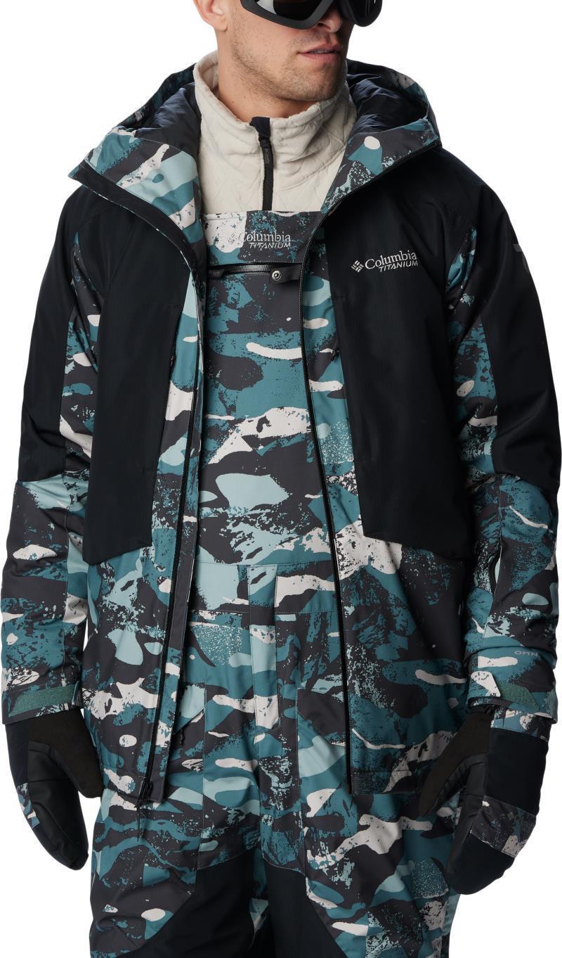 Highland Summit Jacket - Tall - Mens - metal geoglacial print / black 1