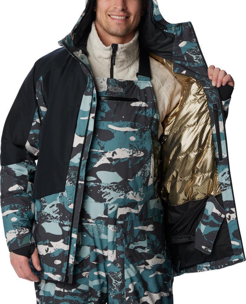 Highland Summit Jacket - Tall - Mens - metal geoglacial print / black 1
