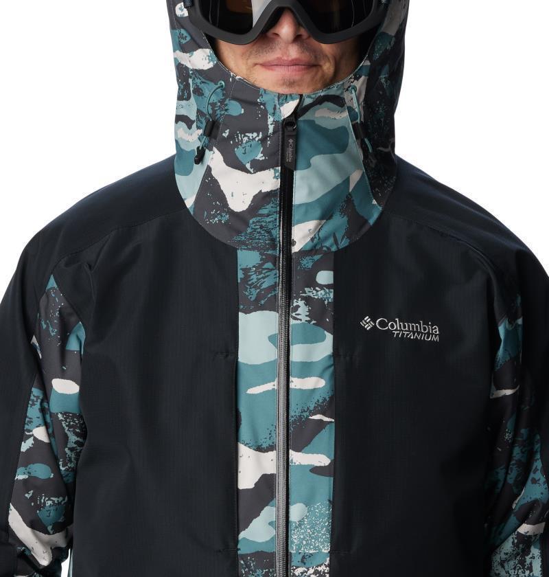 Highland Summit Jacket - Tall - Mens - metal geoglacial print / black 1