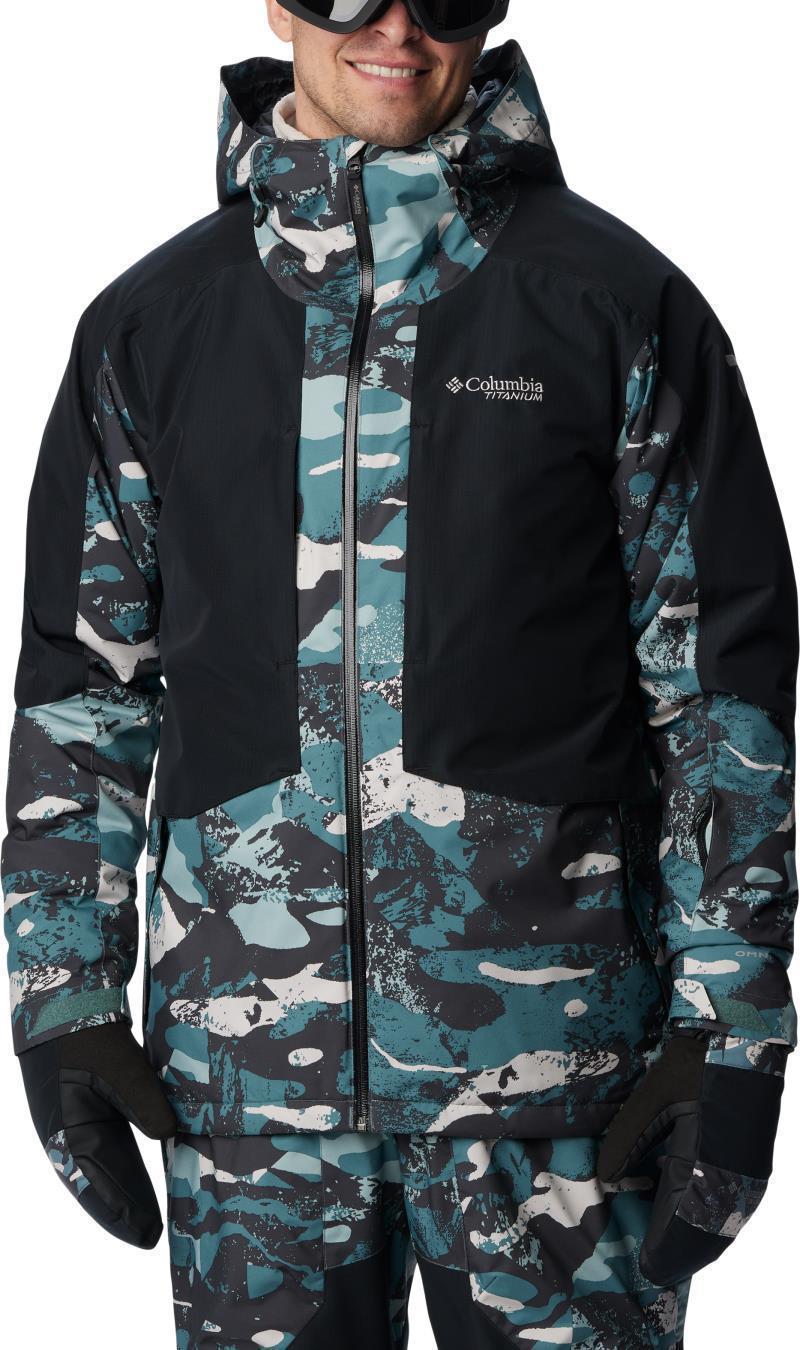 Highland Summit Jacket - Tall - Mens - metal geoglacial print / black 1