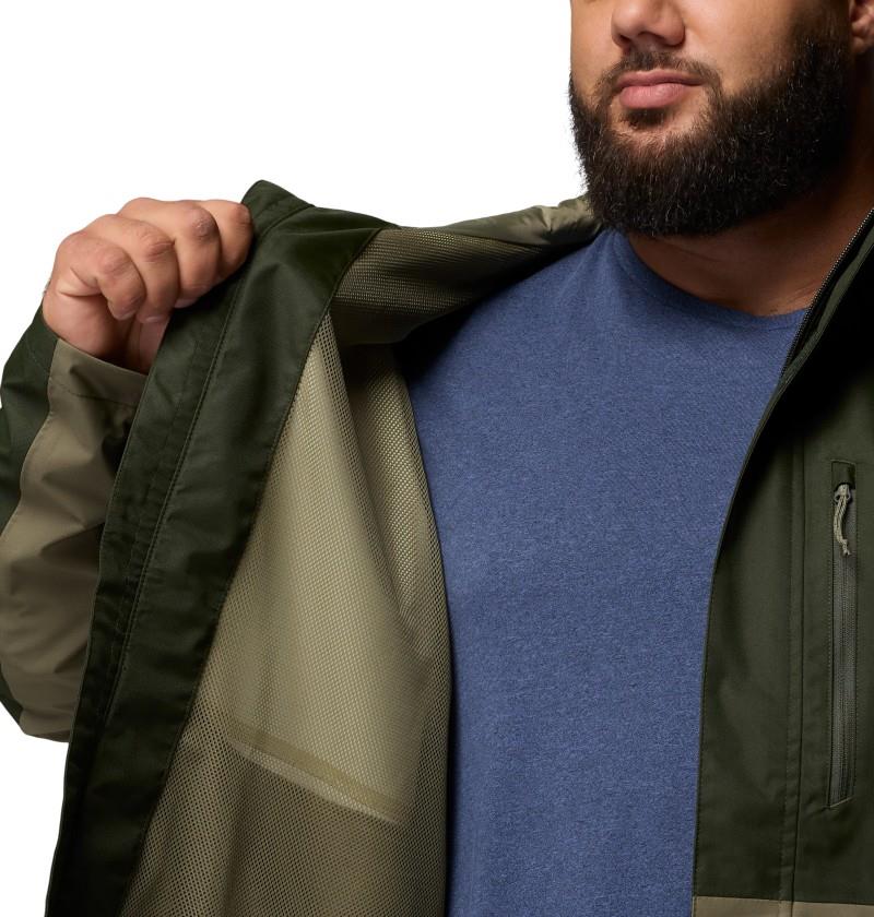 Hikebound II Jacket, Extended - Mens - greenscape / stone green 1