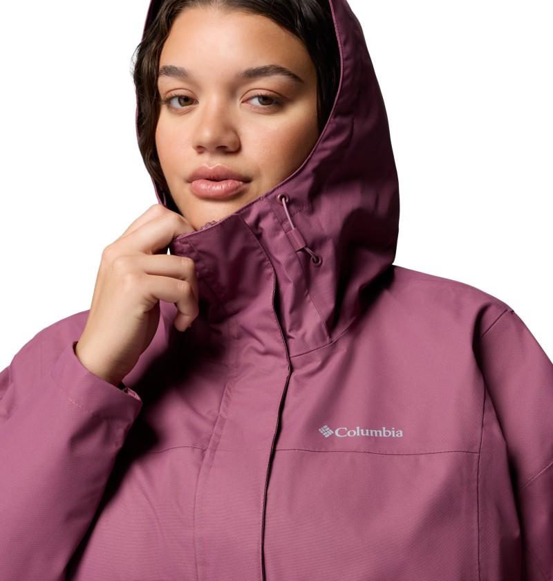 Hikebound II Long Jacket, Extended - Womens - antique mauve 1