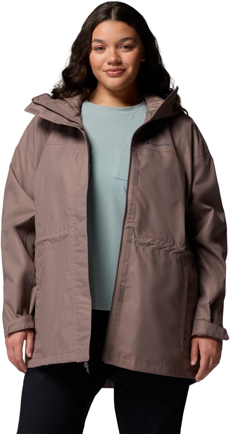 Hikebound II Long Jacket, Extended - Womens - iron 1