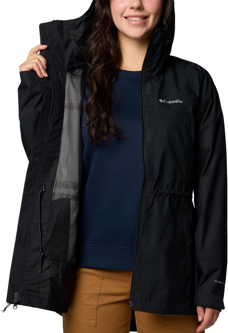 Hikebound II Long Jacket - Womens - black 1