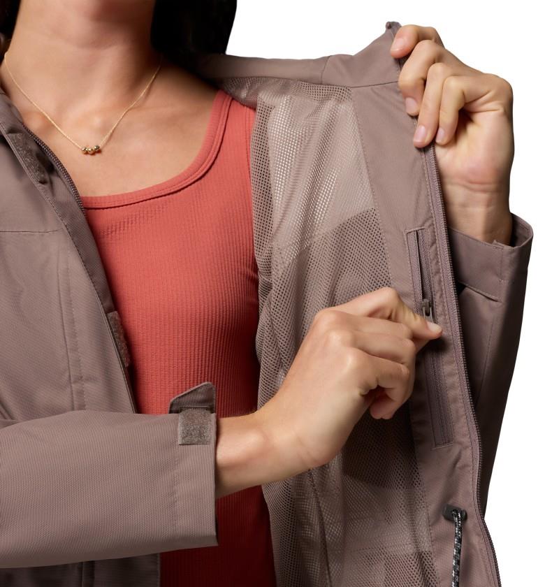 Hikebound II Long Jacket - Womens - iron 1