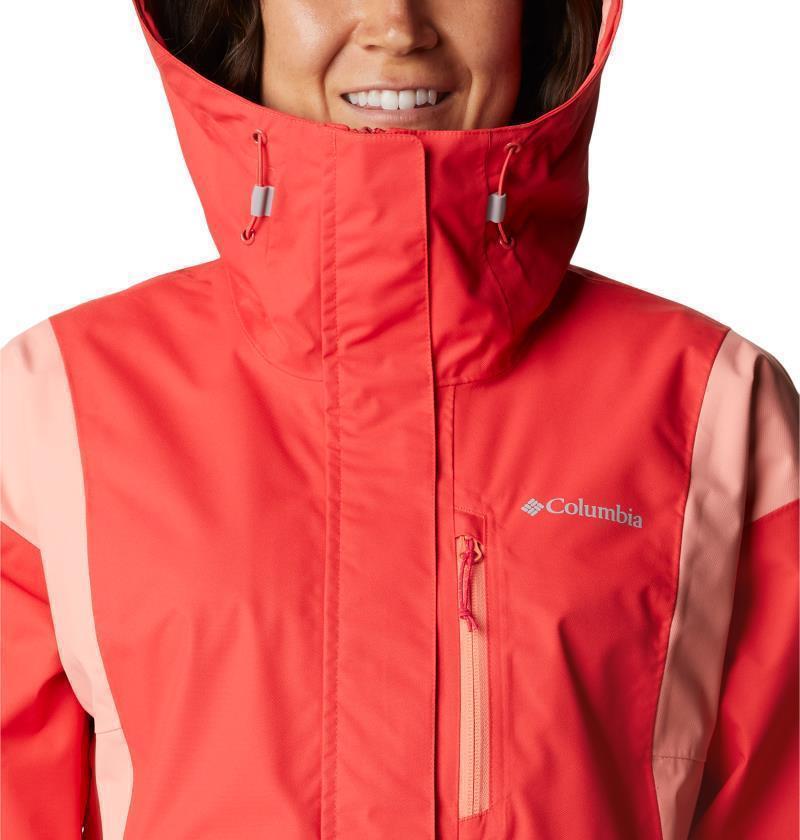 Hikebound Jacket - Womens - Red Hibiscus / Coral Reef 6