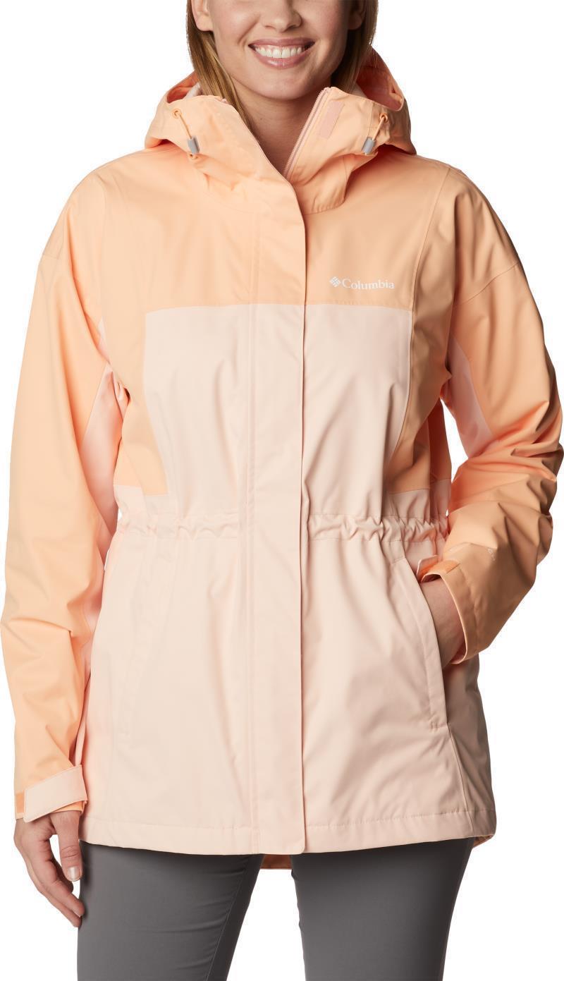 Hikebound Long Jacket, Extended - Womens - Peach Blossom / Peach 1