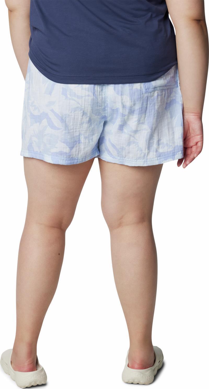 Holly Hideaway Breezy Shorts, 5" Inseam, Extended - Womens - Whisper Peonies 2