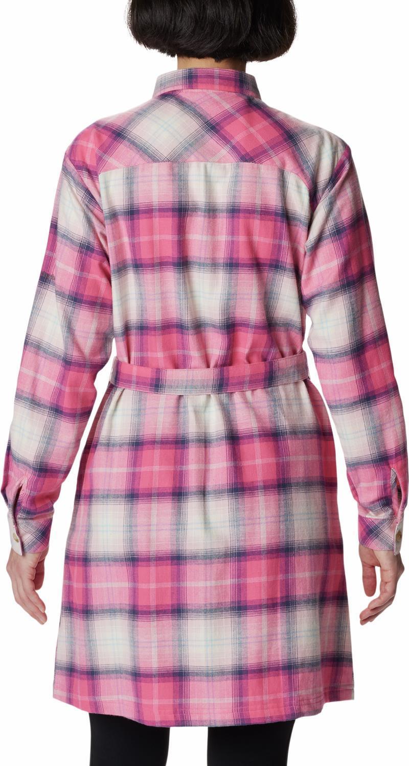 Holly Hideaway Flannel Dress - Camellia Rose Ombre Tartan 2