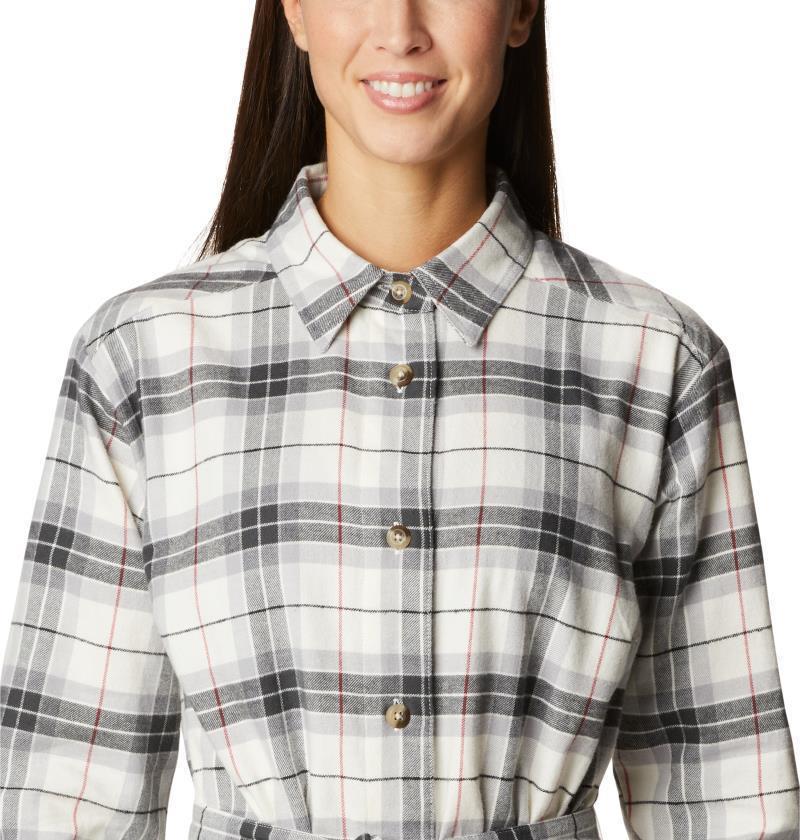 Holly Hideaway Flannel Dress - Chalk Twill 5