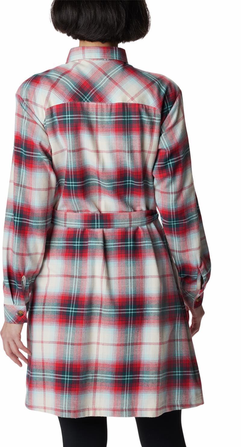 Holly Hideaway Flannel Dress - Red Lily Ombre Tartan 2